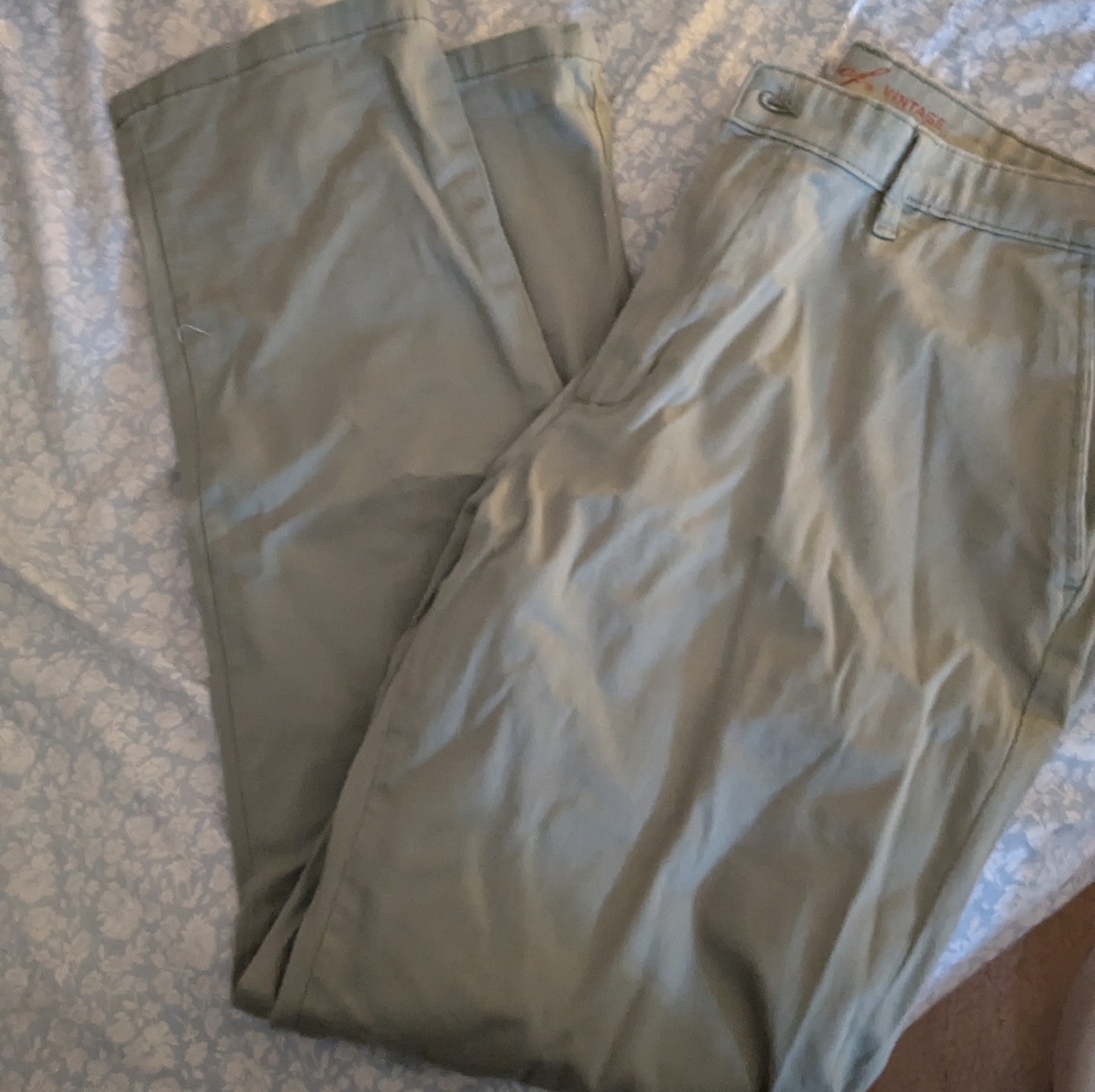 Weatherproof Vintage Olive Green Pants